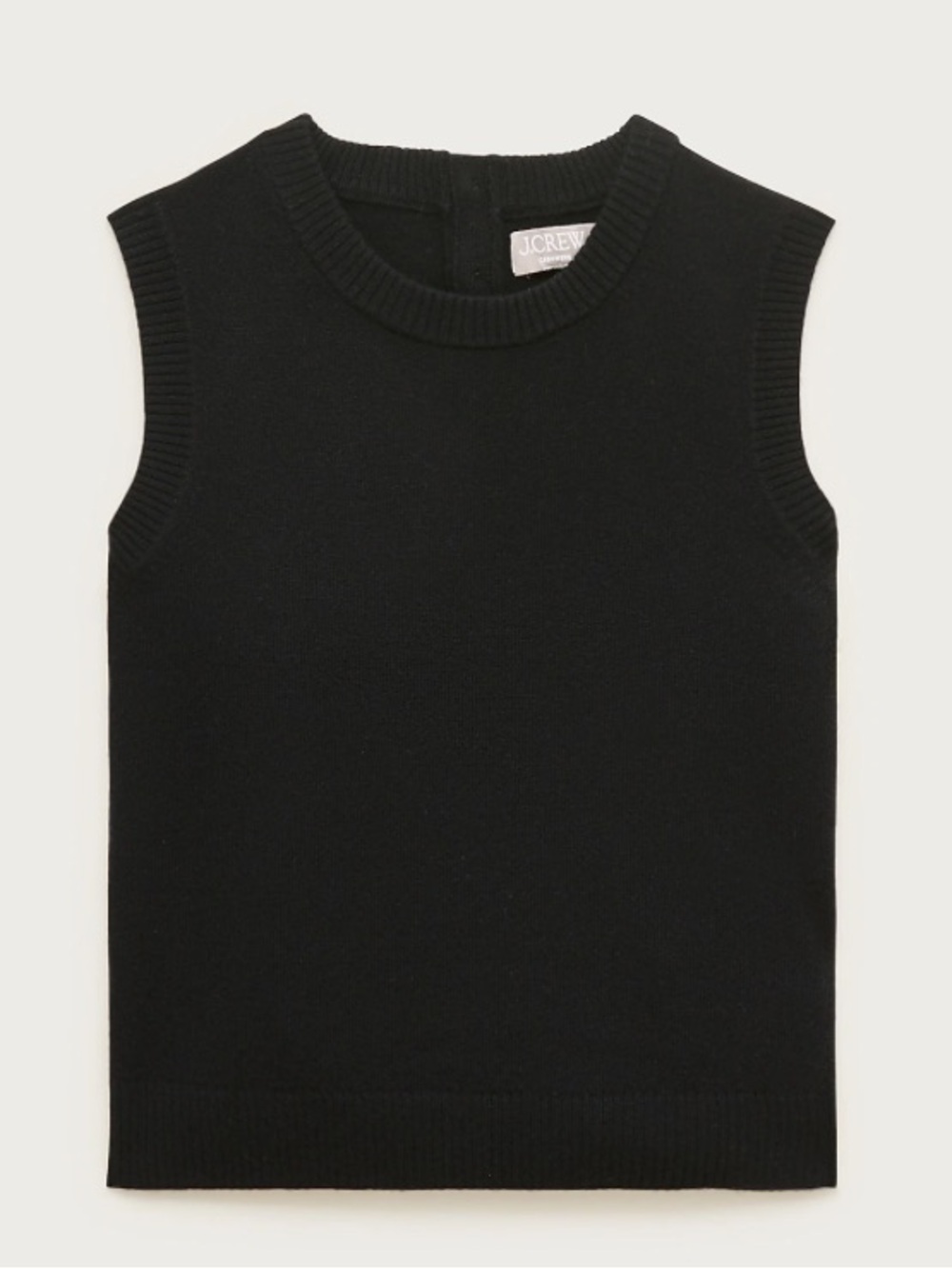 J. Crew Cashmere sweater shell - Black
